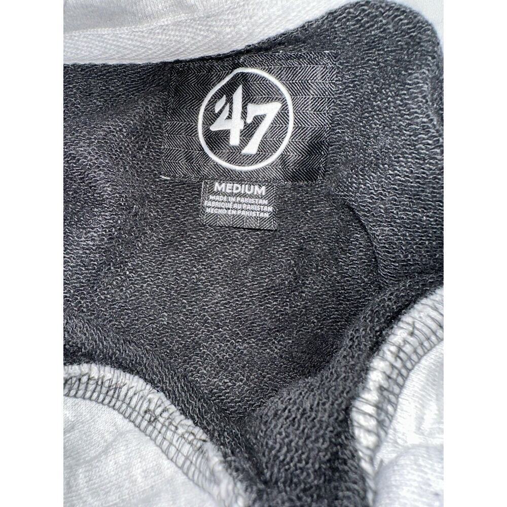 Las Vegas Raiders '47 Brand Black Superior Pullover Hoodie Size Medium - Picture 8 of 10